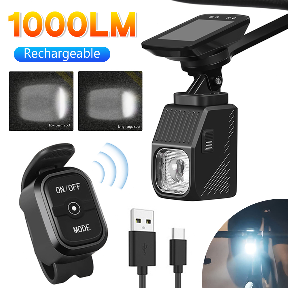 Rechargeable Bicycle Headlight 1000 Lumen - Faro de bicicleta de carretera de