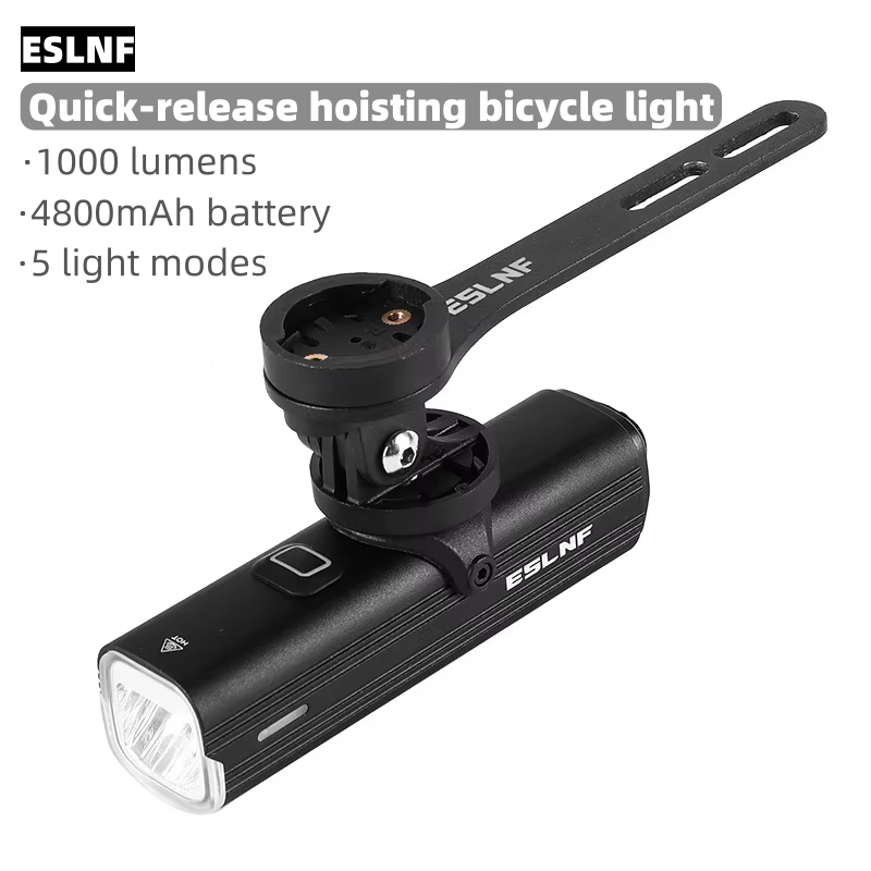 Rechargeable Bicycle Headlight 1000 Lumen - Luz Delantera para Bicicleta ESLNF, 1000