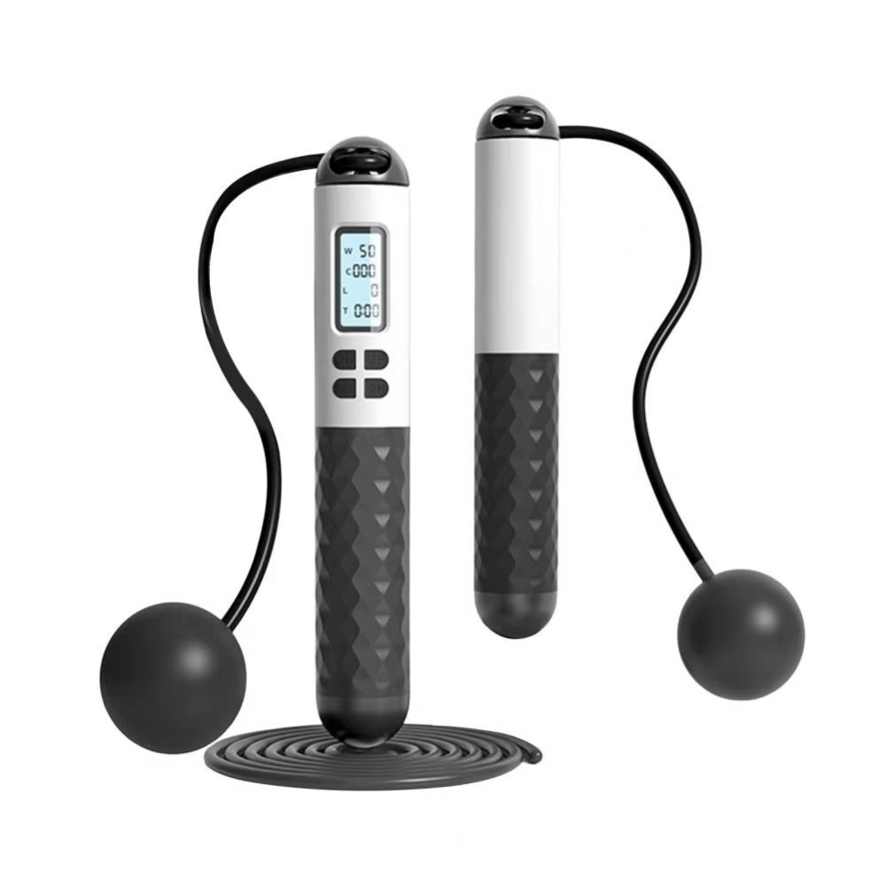 Smart Jump Rope Digital Counter - Cuerda para saltar inalámbrica sin cuerda,