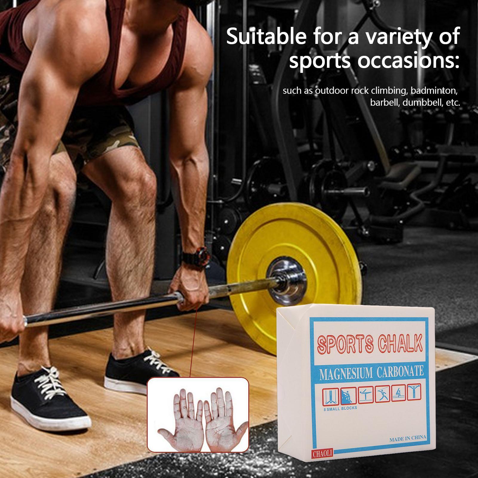 Gym Chalk Block Grip - Bloque de Tiza Antideslizante para Gimnasio,