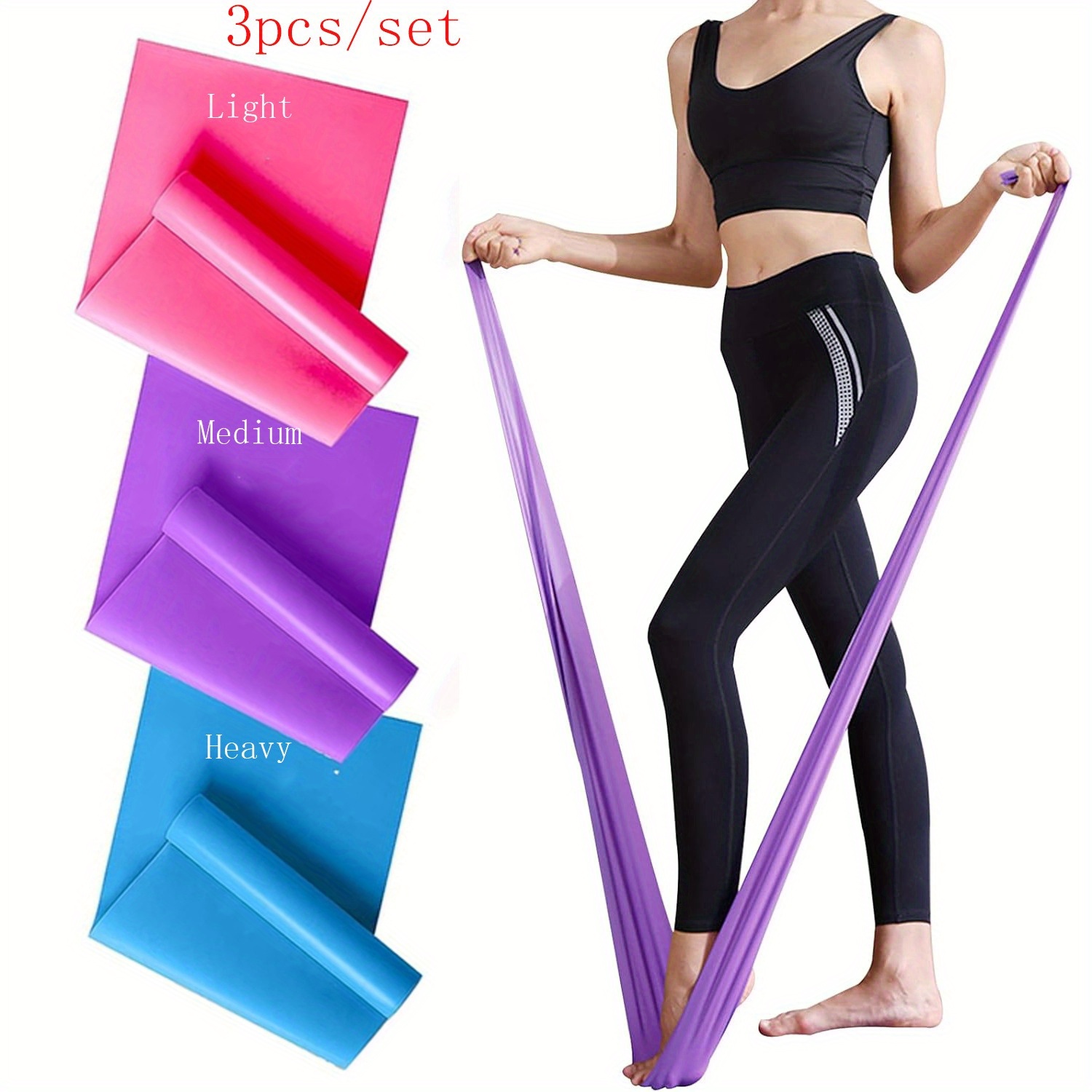 Pilates Bar Kit With Resistance Bands - Bandas de resistencia para hombres y