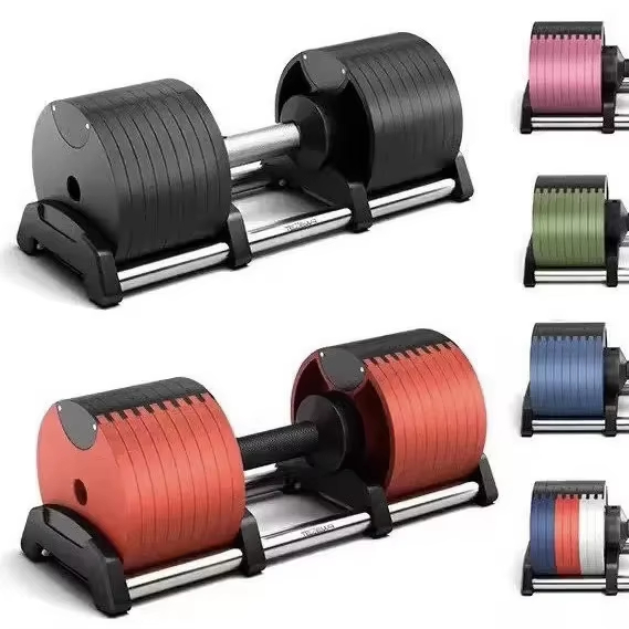 Adjustable Dumbbell Pair 40Kg - Juego de Mancuernas Ajustables de Hierro