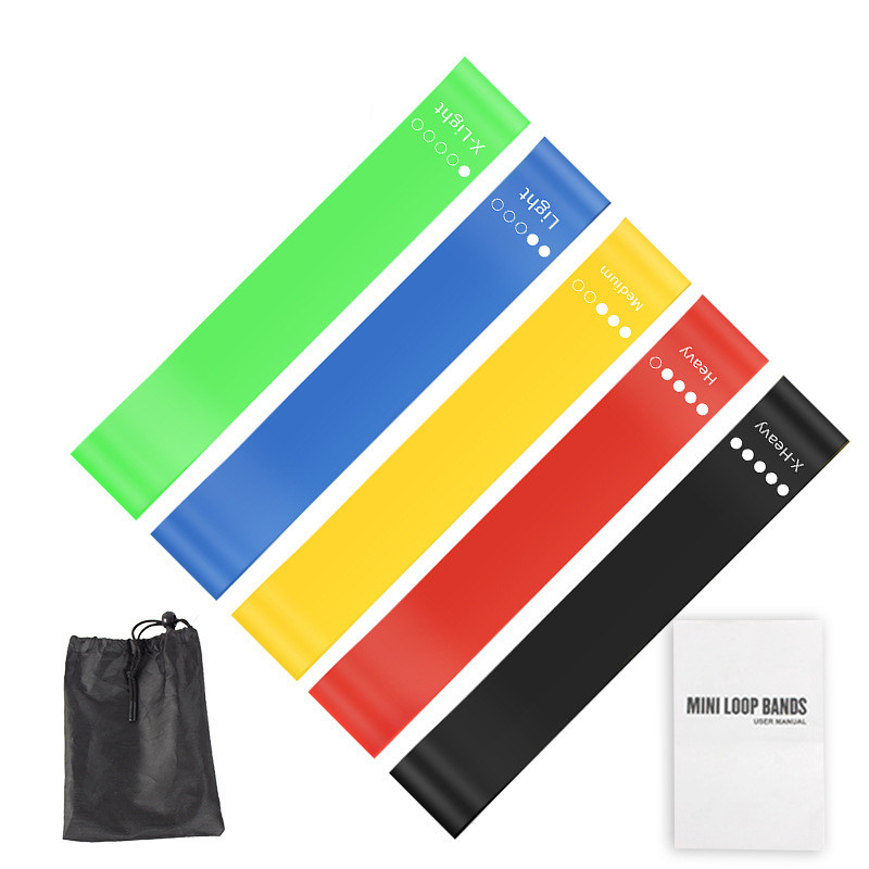 Pilates Bar Kit With Resistance Bands - Juego de 5 Bandas de Resistencia