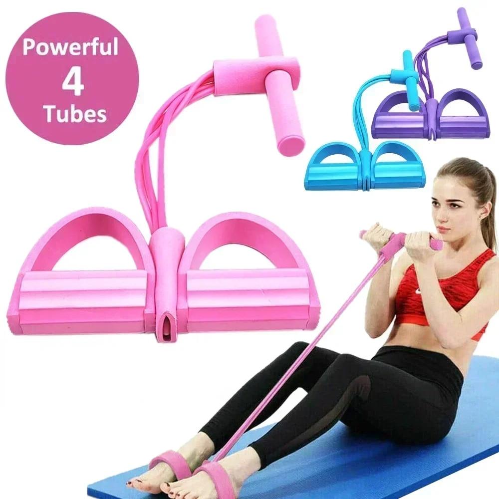 Pilates Bar Kit With Resistance Bands - Bandas elásticas de resistencia de nivel