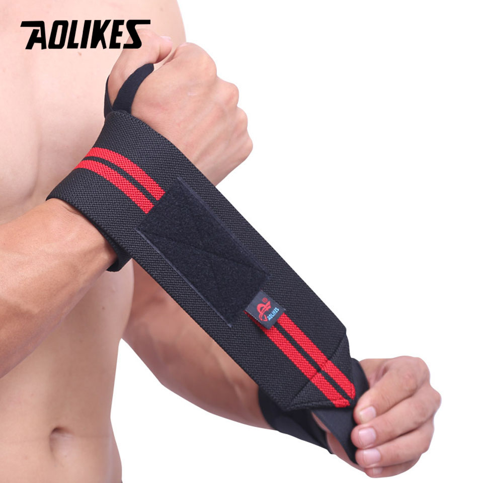 AOLIKES 1 par de correas de so - Wrist Wraps Weightlifting Support reseña y precio