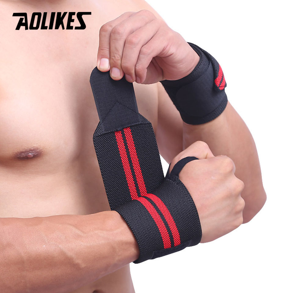 AOLIKES 1 par de correas de so - Wrist Wraps Weightlifting Support reseña y precio