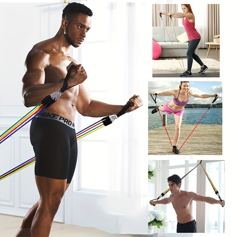 Set de bandas de resistencia c - Pilates Bar Kit With Resistance Bands reseña y precio