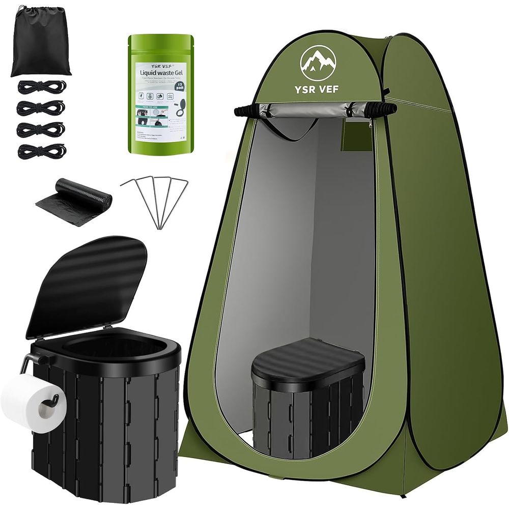 Kit de Inodoro Portátil, Inodo - Camping reseña y precio