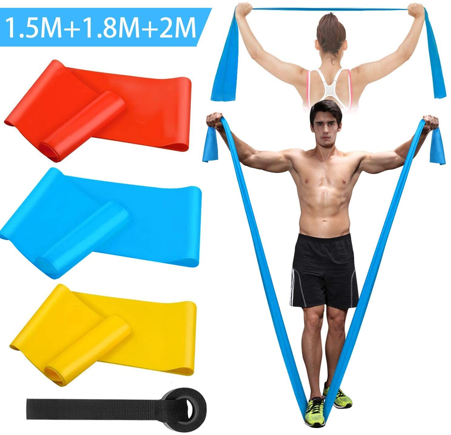 Bandas Elasticas Fitness, 3 Pi - Pilates Bar Kit With Resistance Bands reseña y precio