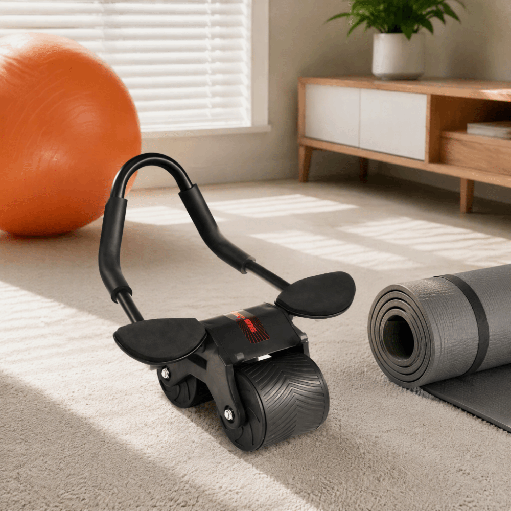 Rodillo Abdominal de Acero ABS - Ab Roller Wheel With Elbow Support reseña y precio