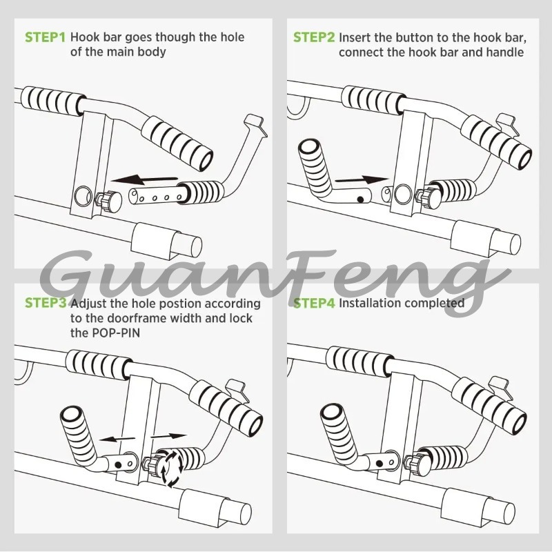 Barra de dominadas y flexiones - Door Pull Up Bar No Screw reseña y precio