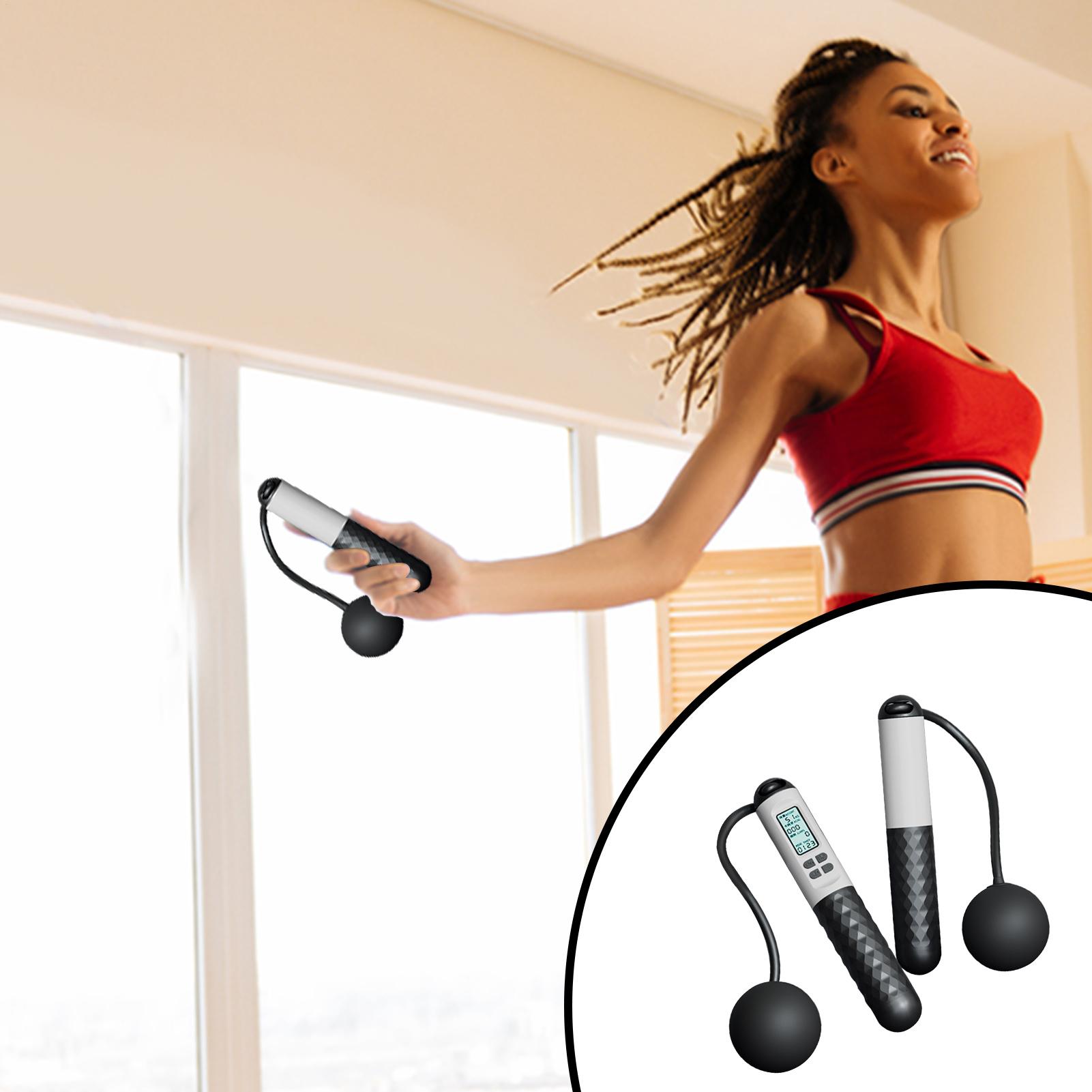 Cuerda para saltar sin cuerda  - Smart Jump Rope Digital Counter reseña y precio
