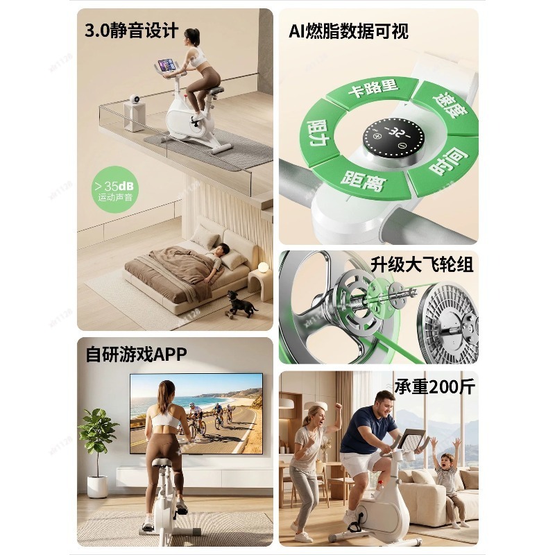 Bicicleta de spinning silencio - Exercise Bike Magnetic Resistance reseña y precio