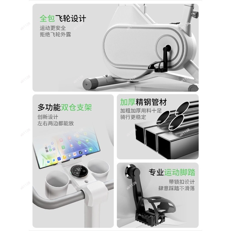 Bicicleta de spinning silencio - Exercise Bike Magnetic Resistance reseña y precio