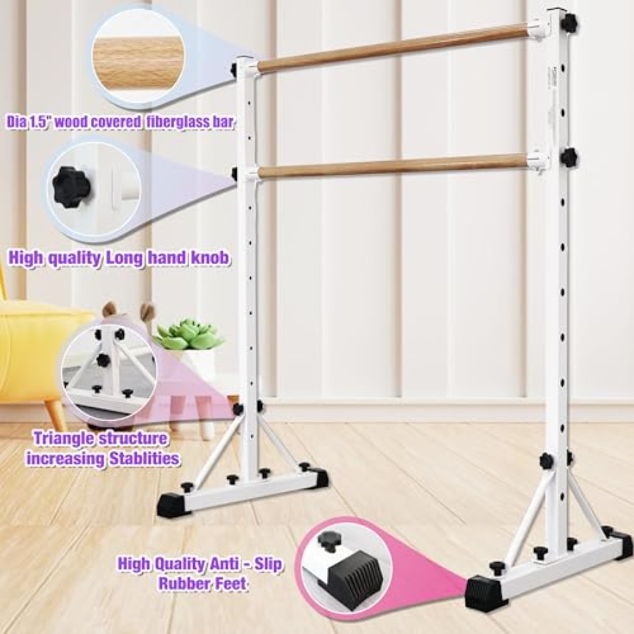 Barra de Ballet Ajustable y Po - Fitness Equipment reseña y precio