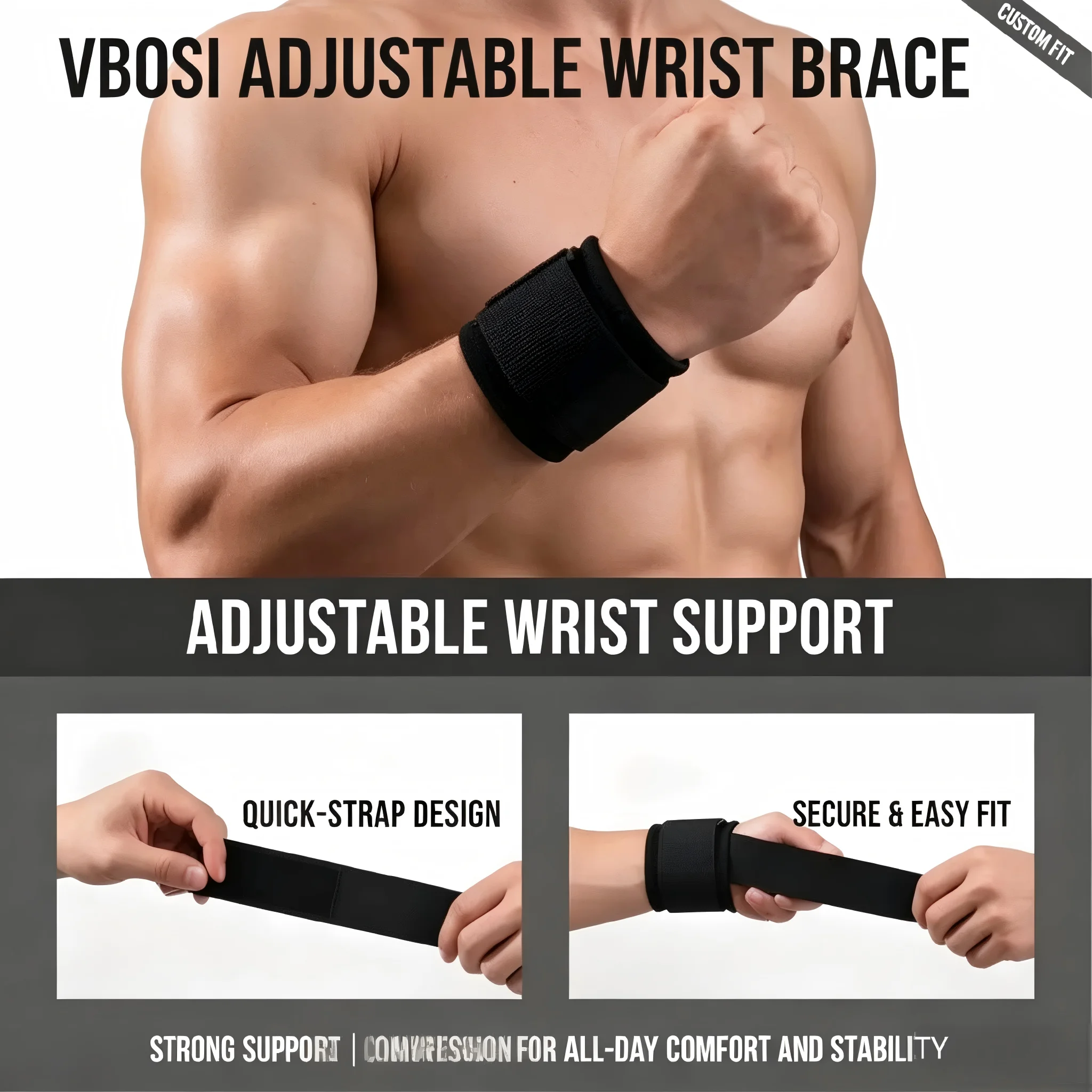 Muñequeras Profesionales Trans - Wrist Wraps Weightlifting Support reseña y precio