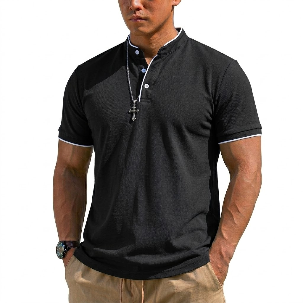 Camiseta Henley de Manga Corta - Hiking reseña y precio
