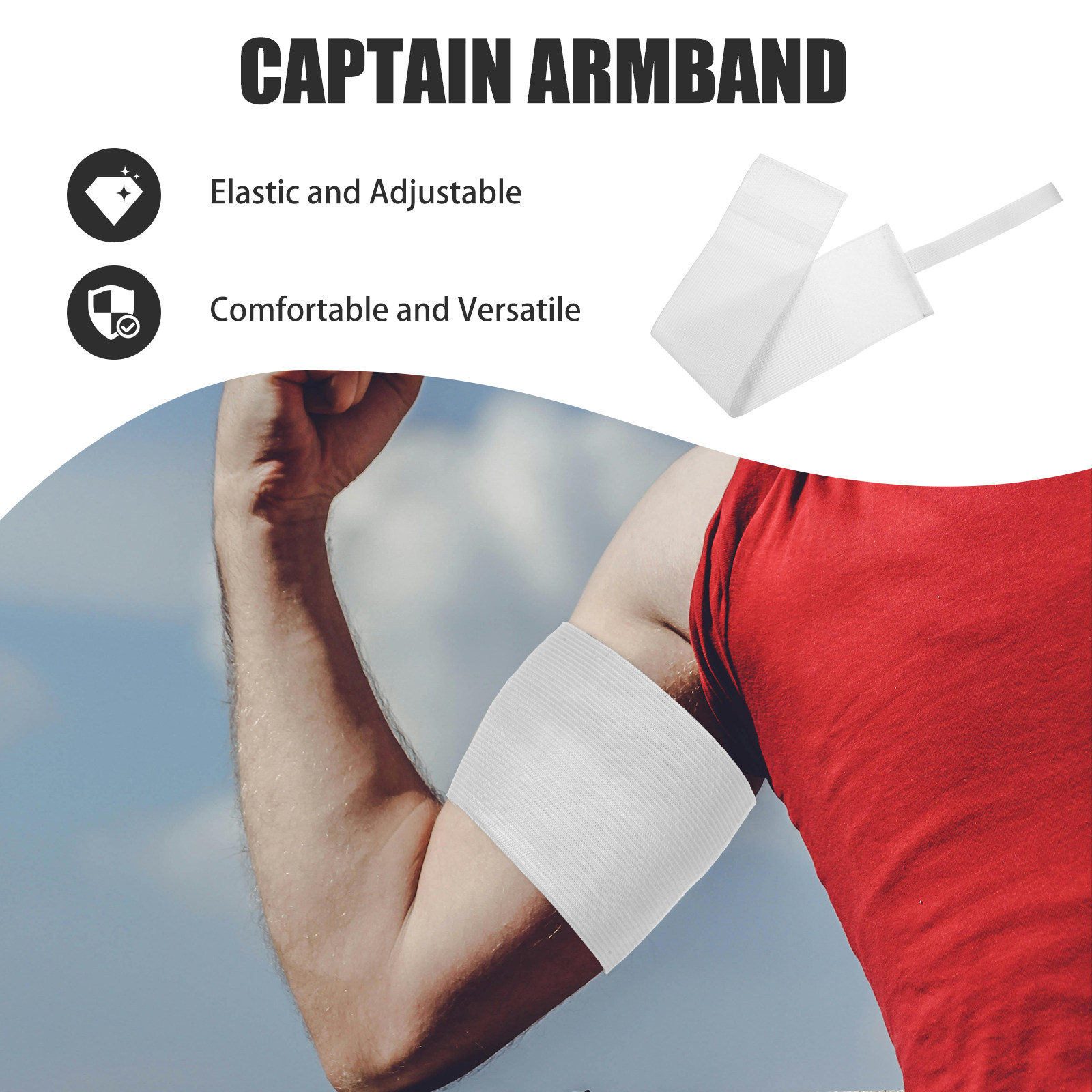 4 piezas de brazalete de capit - Team Sports reseña y precio