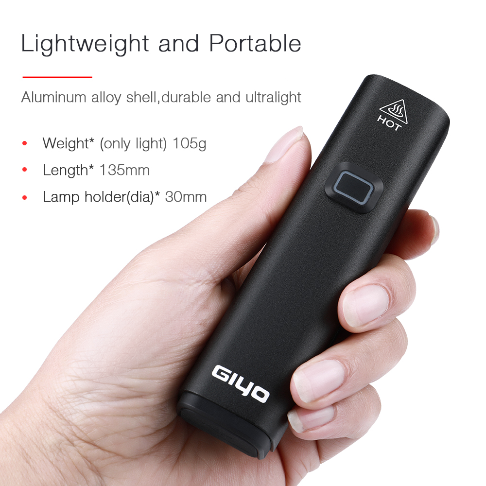 GIYO-luz para bicicleta de 100 - Rechargeable Bicycle Headlight 1000 Lumen reseña y precio
