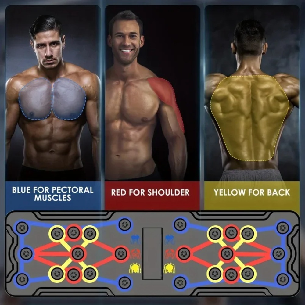Juego de tabla de flexiones mu - Push Up Board Foldable Multi Function reseña y precio