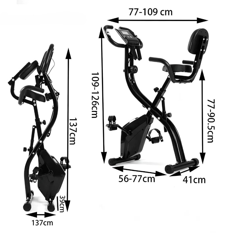 Bicicleta Estática Plegable pa - Exercise Bike Magnetic Resistance reseña y precio