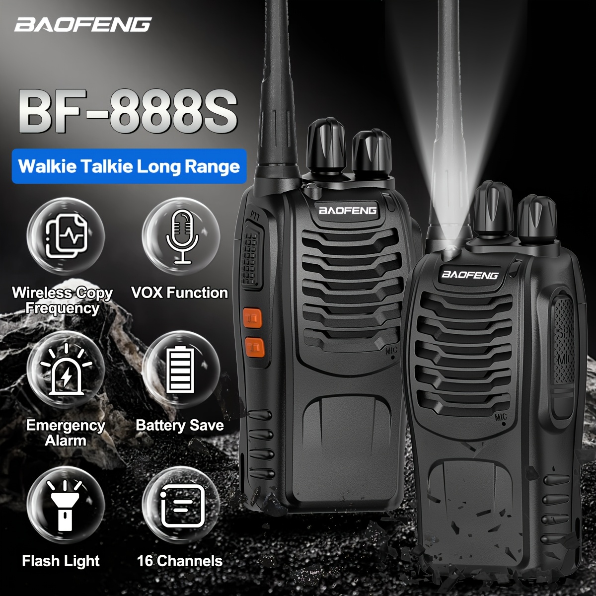 Walkie Talkies Baofeng de Larg - Hiking reseña y precio