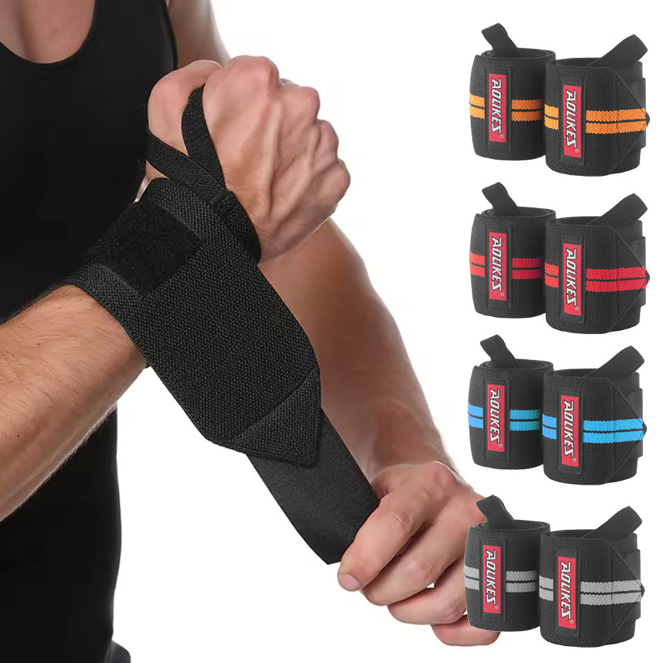 Muñequeras Deportivas AOLIKES  - Wrist Wraps Weightlifting Support reseña y precio